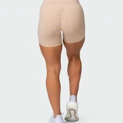 Muscle Nation Welcome To The Club Signature Scrunch Midway Shorts - Brown Sugar Mini Cheetah Print 14 Muscle Nation Welcome To The Club Signature Scrunch Midway Shorts - Brown Sugar Mini Cheetah Print