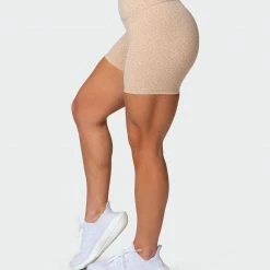 Muscle Nation Welcome To The Club Signature Scrunch Midway Shorts - Brown Sugar Mini Cheetah Print 12 Muscle Nation Welcome To The Club Signature Scrunch Midway Shorts - Brown Sugar Mini Cheetah Print