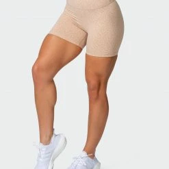 Muscle Nation Welcome To The Club Signature Scrunch Midway Shorts - Brown Sugar Mini Cheetah Print 11 Muscle Nation Welcome To The Club Signature Scrunch Midway Shorts - Brown Sugar Mini Cheetah Print