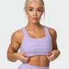 Muscle Nation Lounge Crop - Lilac