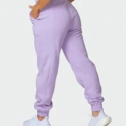 Muscle Nation Lounge Trackpants - Lilac 17 Muscle Nation Lounge Trackpants - Lilac