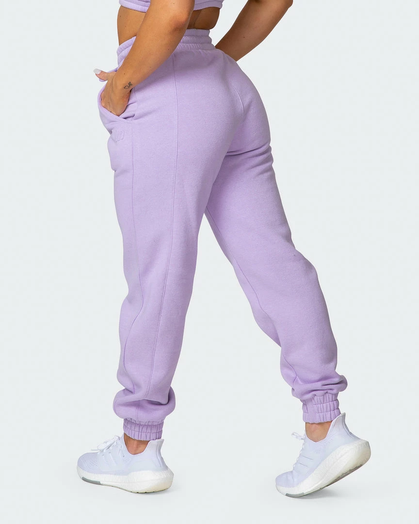 Muscle Nation Lounge Trackpants - Lilac 10 Muscle Nation Lounge Trackpants - Lilac