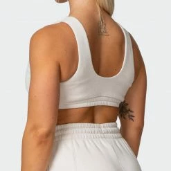 Muscle Nation Lounge Crop - Almond Welcome To The Club