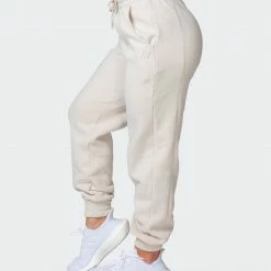 Muscle Nation Lounge Trackpants - Almond Welcome To The Club