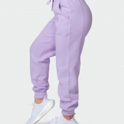Muscle Nation Lounge Trackpants - Lilac 13 Muscle Nation Lounge Trackpants - Lilac