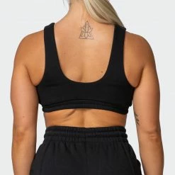 Muscle Nation Lounge Crop - Black 14 Muscle Nation Lounge Crop - Black