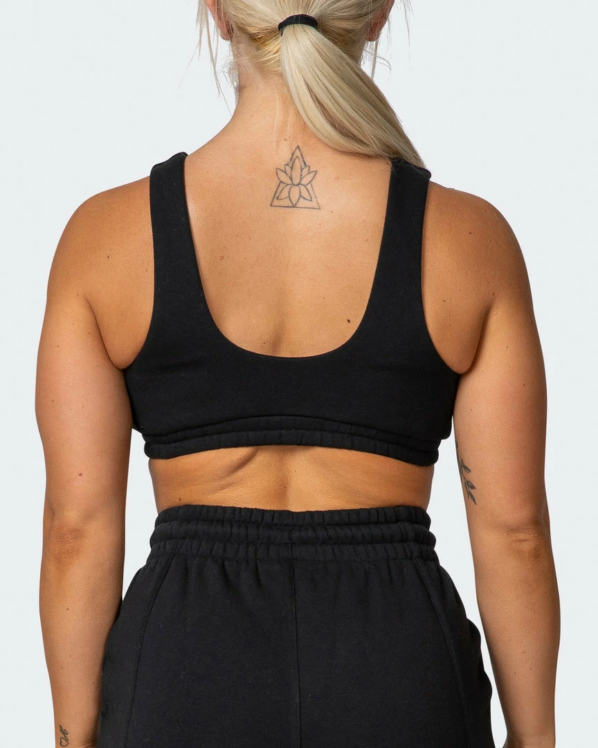 Muscle Nation Lounge Crop - Black 8 Muscle Nation Lounge Crop - Black