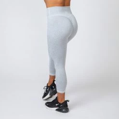 Muscle Nation Scrunch Bum Signature Scrunch 7/8 Leggings - Ash Grey