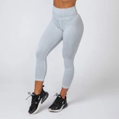 Muscle Nation Scrunch Bum Signature Scrunch 7/8 Leggings - Ash Grey