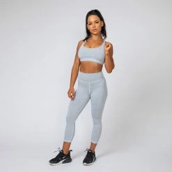 Muscle Nation Scrunch Bum Signature Scrunch 7/8 Leggings - Ash Grey