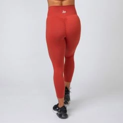 Muscle Nation Signature Scrunch 7/8 Leggings - Burnt Orange Scrunch Bum