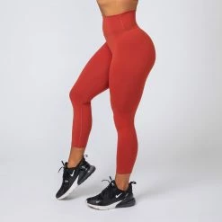 Muscle Nation Signature Scrunch 7/8 Leggings - Burnt Orange Scrunch Bum
