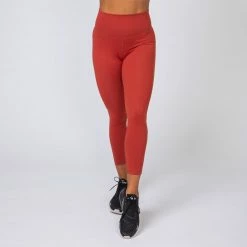 Muscle Nation Signature Scrunch 7/8 Leggings - Burnt Orange Scrunch Bum