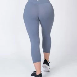 Muscle Nation 7/8 Pocket Leggings - Stone Womens