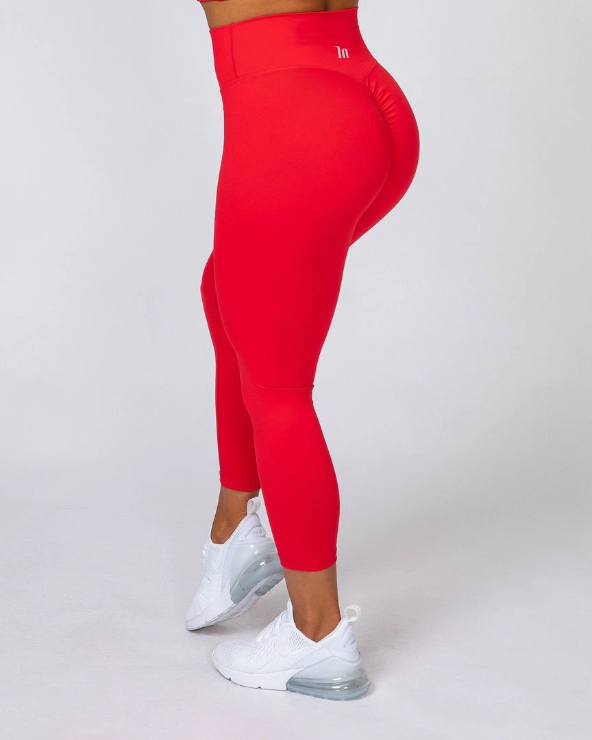 Muscle Nation Signature Scrunch 7/8 Leggings - Flame Scrunch Bum 3 Muscle Nation Signature Scrunch 7/8 Leggings - Flame Scrunch Bum
