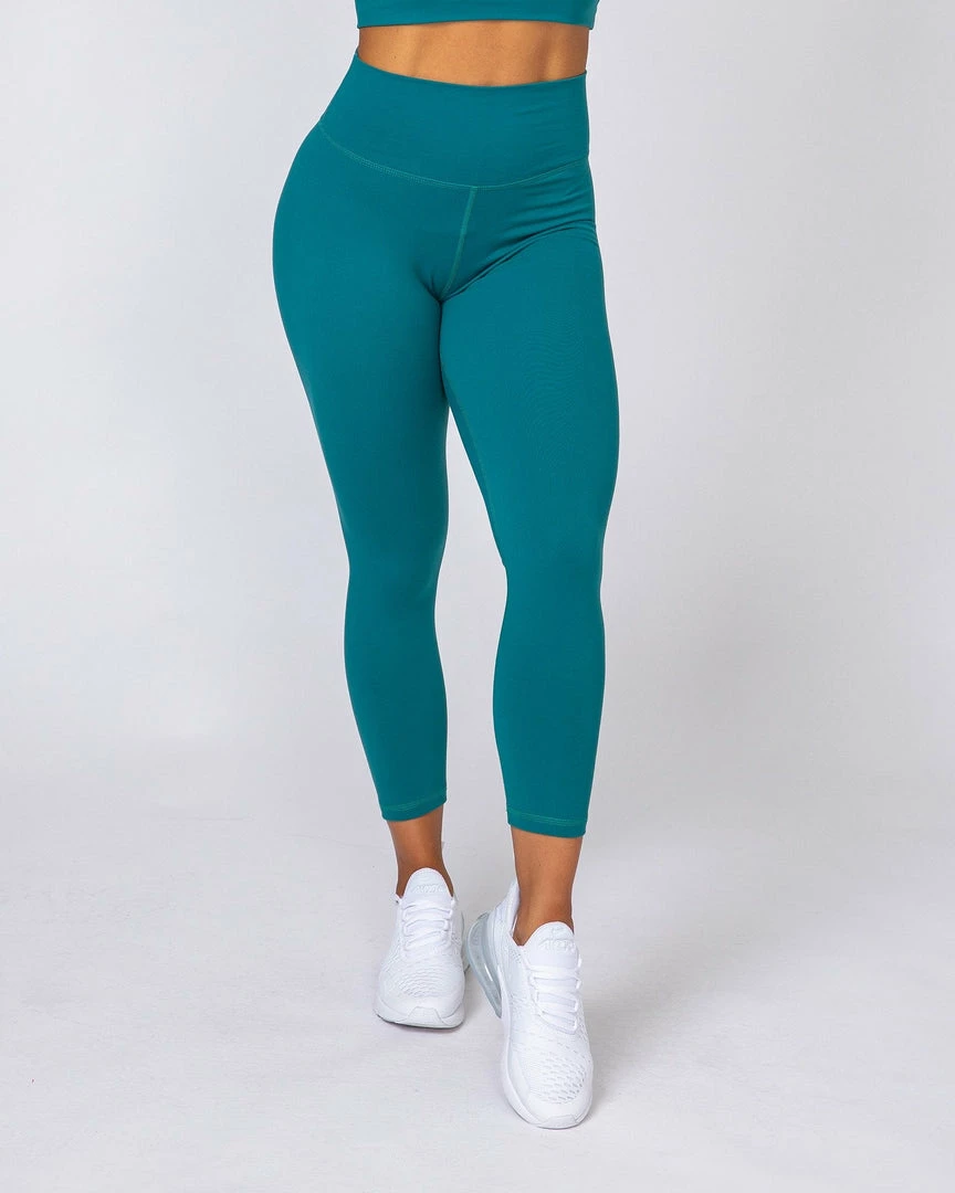 Muscle Nation Signature Scrunch 7/8 Leggings - Teal 4 Muscle Nation Signature Scrunch 7/8 Leggings - Teal