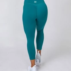 Muscle Nation Signature Scrunch 7/8 Leggings - Teal 10 Muscle Nation Signature Scrunch 7/8 Leggings - Teal
