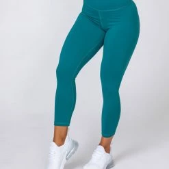 Muscle Nation Signature Scrunch 7/8 Leggings - Teal 13 Muscle Nation Signature Scrunch 7/8 Leggings - Teal