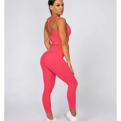 Muscle Nation Signature Scrunch 7/8 Leggings - Watermelon Scrunch Bum