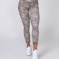 Muscle Nation Signature Scrunch 7/8 Leggings - Yellow Leopard