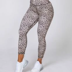 Muscle Nation Signature Scrunch 7/8 Leggings - Yellow Leopard