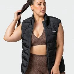 Muscle Nation Unisex Puffer Vest - Black 14 Muscle Nation Unisex Puffer Vest - Black