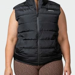 Muscle Nation Unisex Puffer Vest - Black