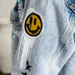 Muscle Nation Welcome To The Club Unisex Limited Edition Denim Jacket - Washed Denim
