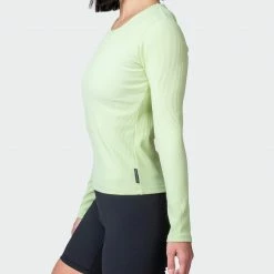 Muscle Nation Classic Ribbed Long Sleeve Top - Minty 12 Muscle Nation Classic Ribbed Long Sleeve Top - Minty