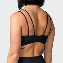 Muscle Nation Welcome To The Club All Day Rib Bralette - Black 13 Muscle Nation Welcome To The Club All Day Rib Bralette - Black