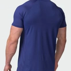 Muscle Nation Welcome To The Club Ventilation Tee - Dark Cobalt
