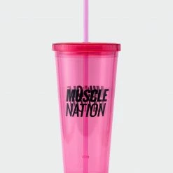Muscle Nation 30% EOFY SALE 650ml MN Straw Cup 18 Muscle Nation 30% EOFY SALE 650ml MN Straw Cup