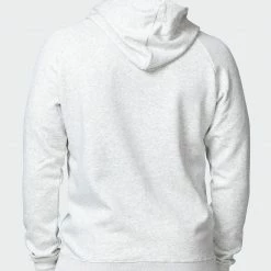 Muscle Nation Classic Hoodie - White Marl Welcome To The Club
