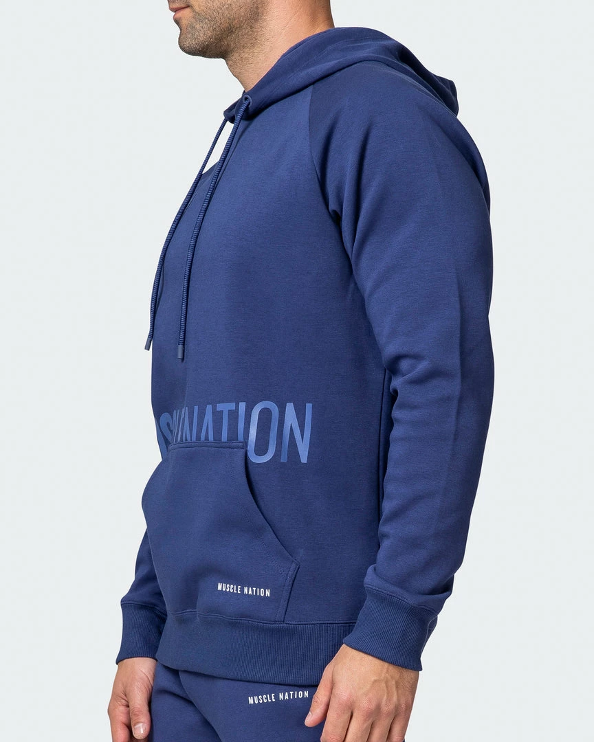 Muscle Nation Welcome To The Club Classic Hoodie - Dark Cobalt 6 Muscle Nation Welcome To The Club Classic Hoodie - Dark Cobalt