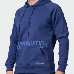 Muscle Nation Welcome To The Club Classic Hoodie - Dark Cobalt 11 Muscle Nation Welcome To The Club Classic Hoodie - Dark Cobalt