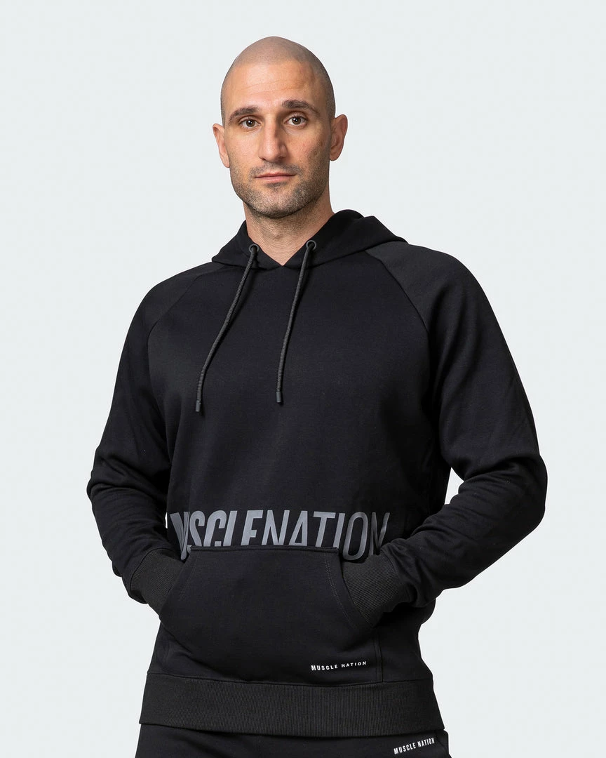 Muscle Nation Welcome To The Club Classic Hoodie - Black 3 Muscle Nation Welcome To The Club Classic Hoodie - Black