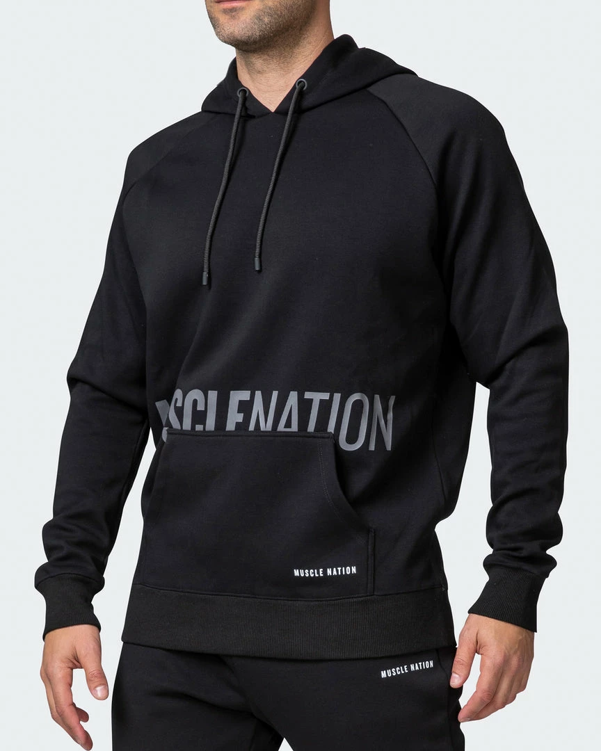 Muscle Nation Welcome To The Club Classic Hoodie - Black 5 Muscle Nation Welcome To The Club Classic Hoodie - Black