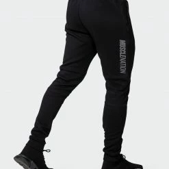 Muscle Nation Classic Tapered Joggers - Black Welcome To The Club