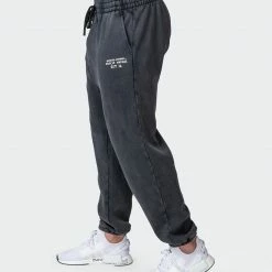 Muscle Nation Welcome To The Club Mens MN Club Vintage Trackies - Washed Black 12 Muscle Nation Welcome To The Club Mens MN Club Vintage Trackies - Washed Black