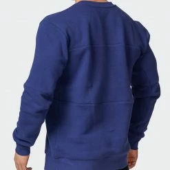 Muscle Nation Welcome To The Club Mens Lounge Jumper - Dark Cobalt