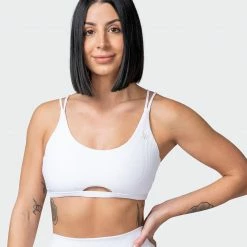 Muscle Nation All Day Rib Bralette - White