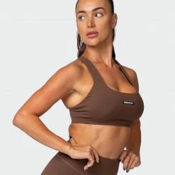 Muscle Nation Ability Bra - Chestnut Featured