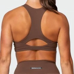 Muscle Nation Ability Bra - Chestnut Featured
