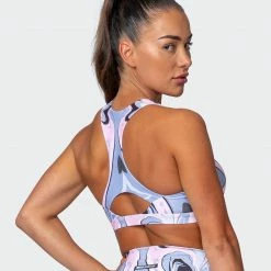 Muscle Nation Ability Bra - Marble Print Featured