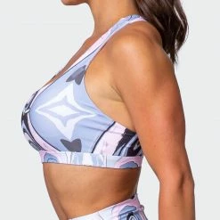 Muscle Nation Ability Bra - Marble Print Featured