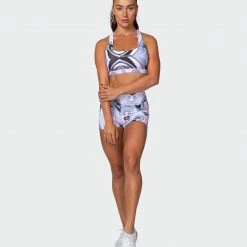 Muscle Nation Ability Bra - Marble Print Featured