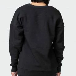 Muscle Nation Welcome To The Club Womens Lounge Jumper - Black