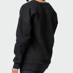 Muscle Nation Welcome To The Club Womens Lounge Jumper - Black