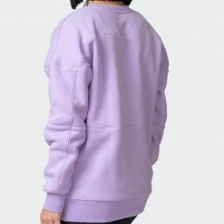 Muscle Nation Womens Lounge Jumper - Lilac Welcome To The Club 13 Muscle Nation Womens Lounge Jumper - Lilac Welcome To The Club