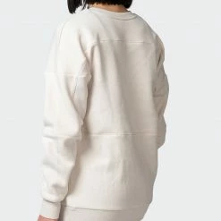 Muscle Nation Womens Lounge Jumper - Almond Welcome To The Club